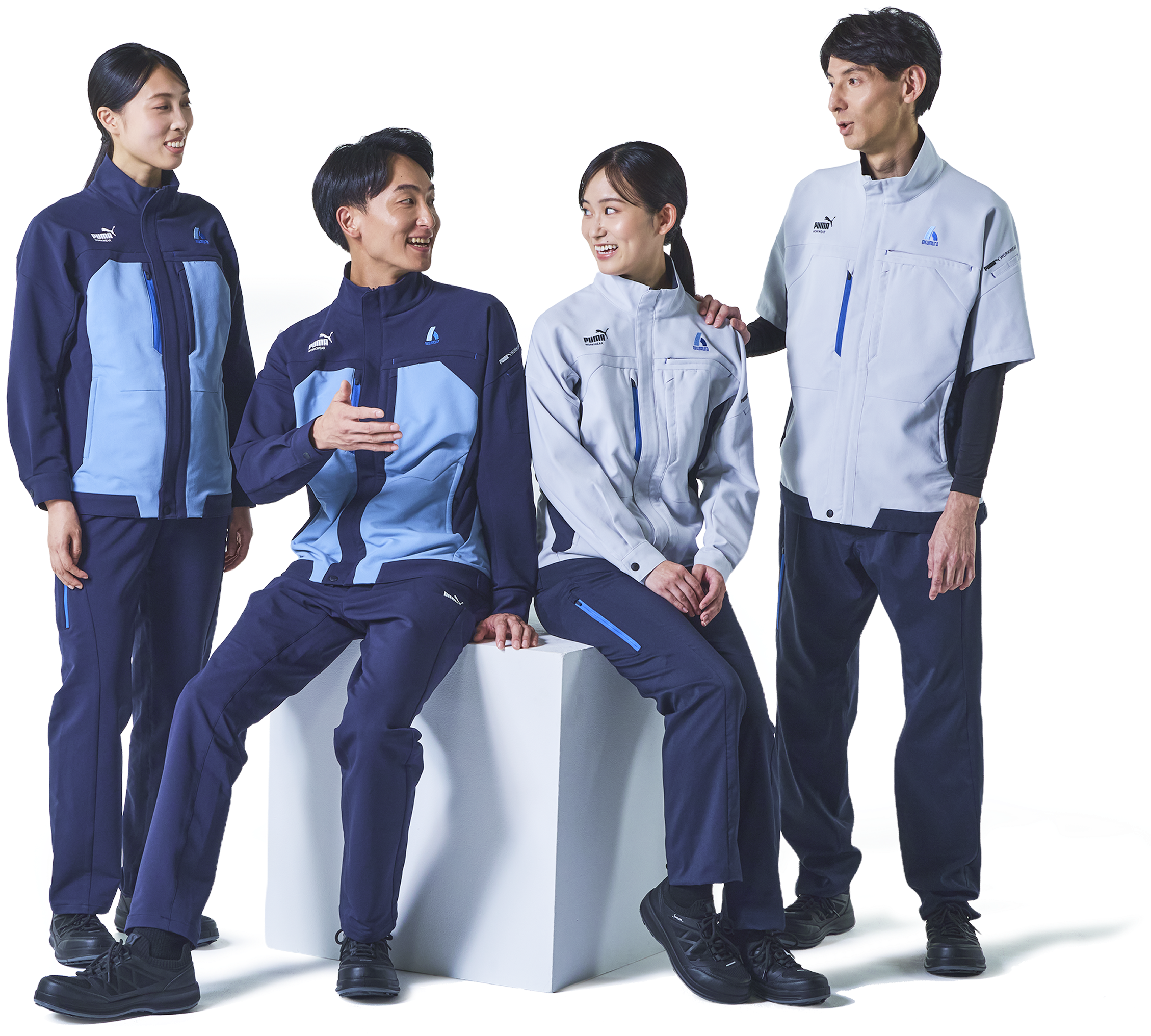 新しいユニフォームの着用イメージ