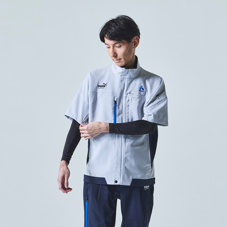 冬用ユニフォームの着用イメージ