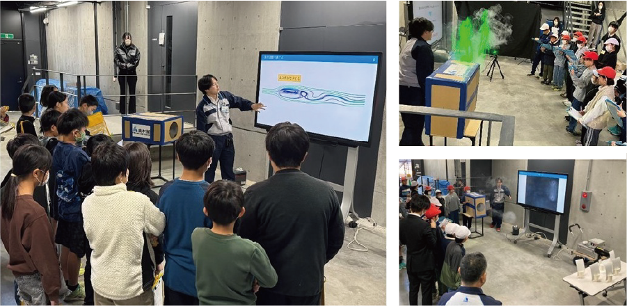 室内環境実験棟での体験